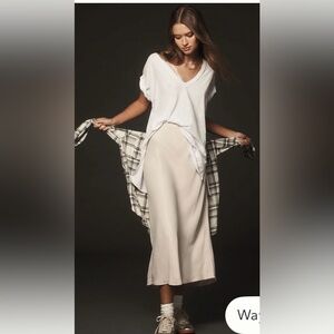 NWOT - Anthropologie Tilda Slip Skirt